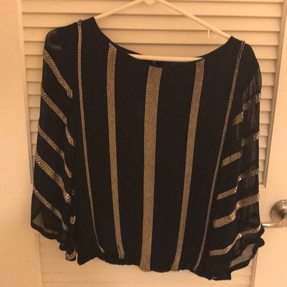 Alice and Olivia beaded top